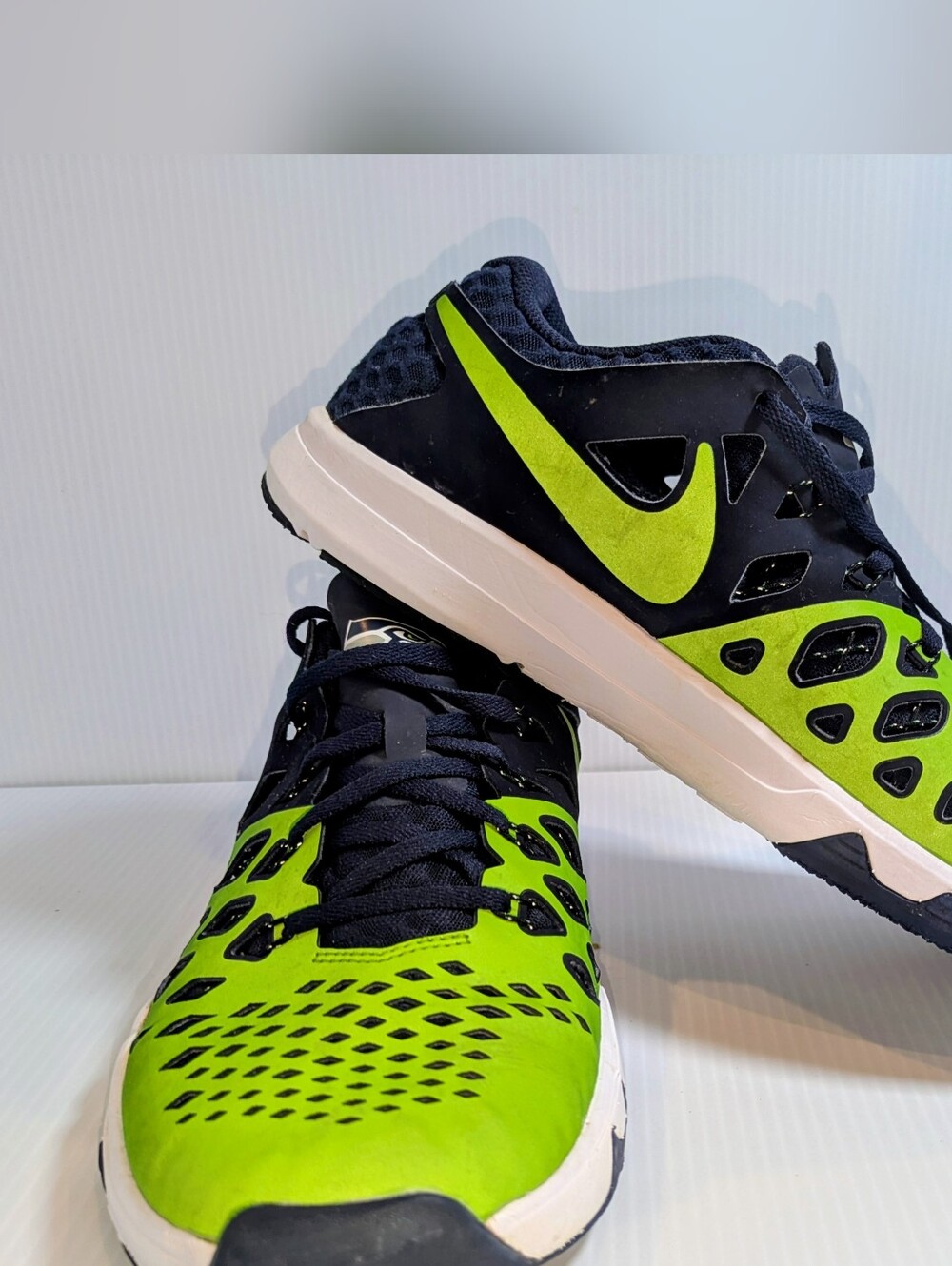 Nike Train Speed 4 Seattle Seahawks Volt Obsidian Training Shoes Men's 11